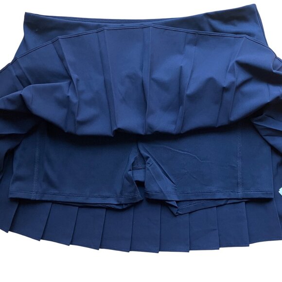 Tommy Bahama Everyday Active Pleated Skort Navy Blue Women’s L NWT - Picture 5 of 10
